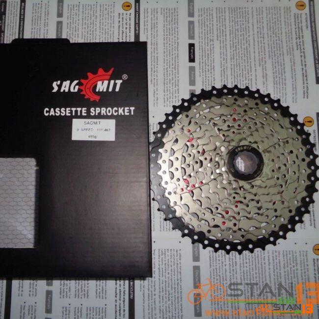 Cassette Sagmit Sprocket 11-46T 9 Speed 485 grams