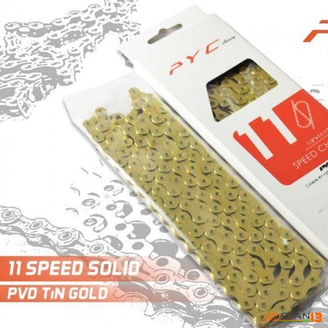 Chain PYC SP1102 GOLD Ultra Light Chain SOLID Plate and Pin