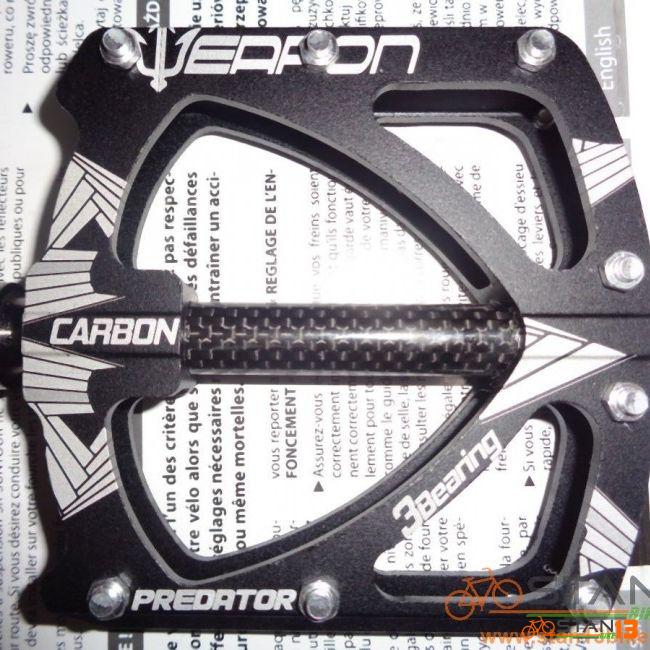 Pedal Weapon Predator 3 Sealed Bearing Pedal CARBON Axle Super Smooth