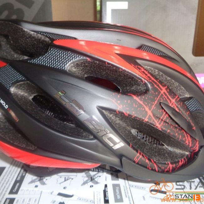 Helmet La Bici Skyline In Mold with Stripe DECALS with Light with Adjuster