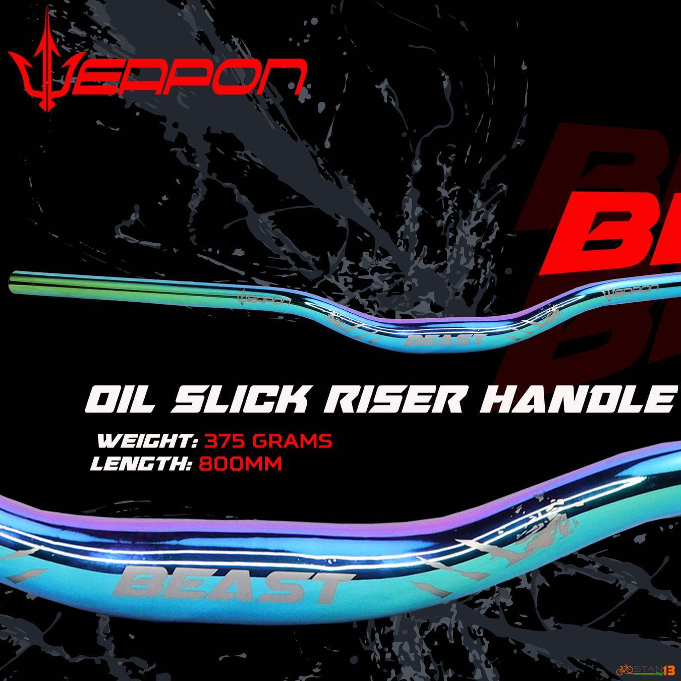 Handlebar Weapon Beast Oil Slick Riser Bar 800mm