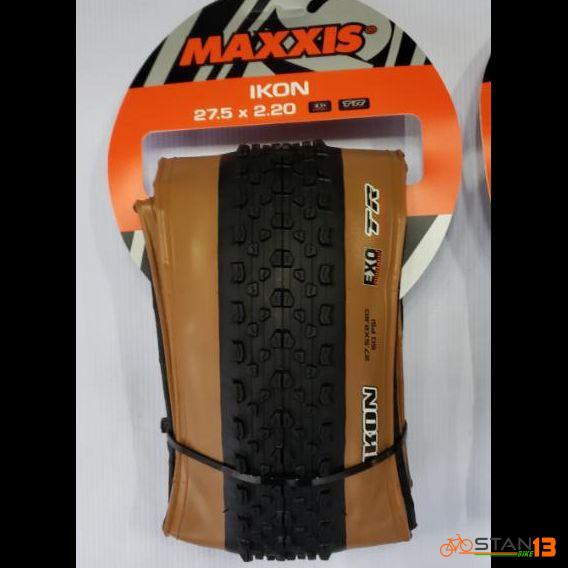 Tire Maxxis Ikon 27.5 x 2.20 or 29 x 2.20 TANWALL EXO TR Kevlar Folding and TUBELESS READY