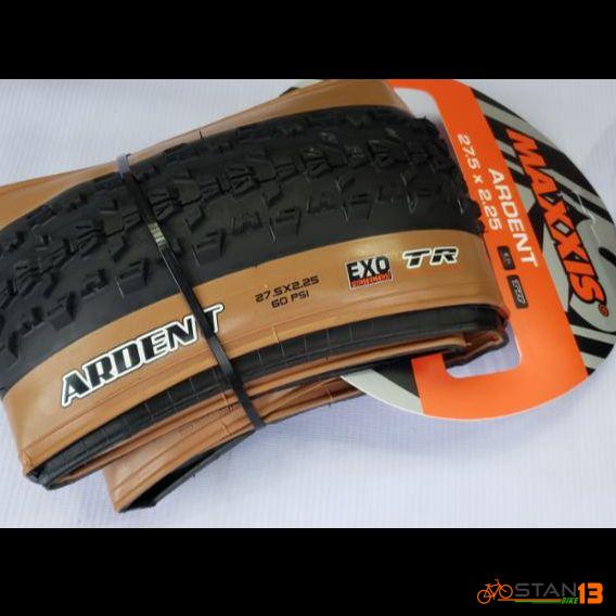 Tire Maxxis Ardent EXO TR KEVLAR TANWALL Folding Tires 27.5 x 2.25 or 29 x 2.25 TUBELESS READY