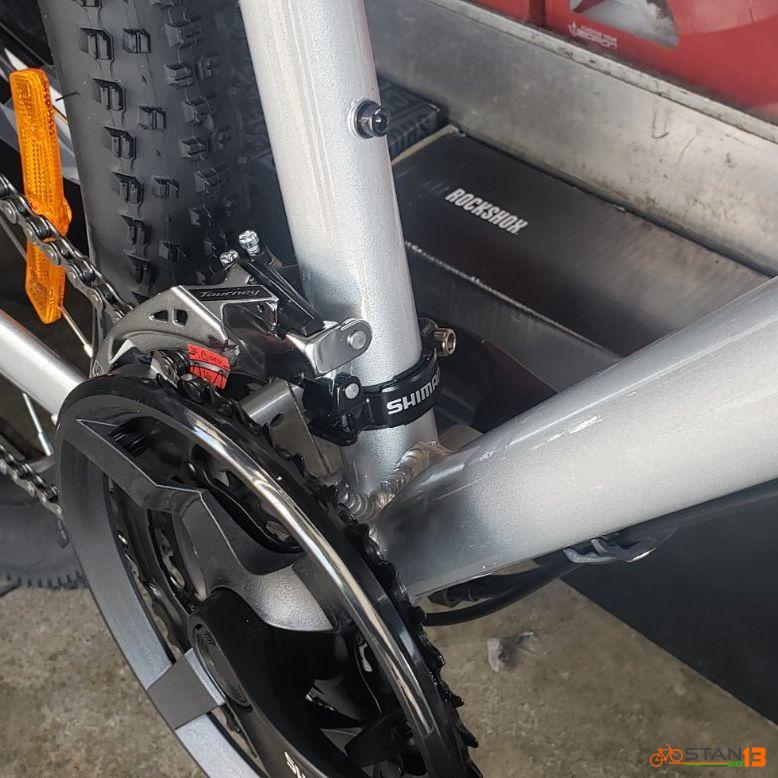 GT Aggressor EXPERT 29er Silver Bike Model 2022 Durable Trail Alloy Frame And SUNTOUR Fork HYDRAULIC BRAKES