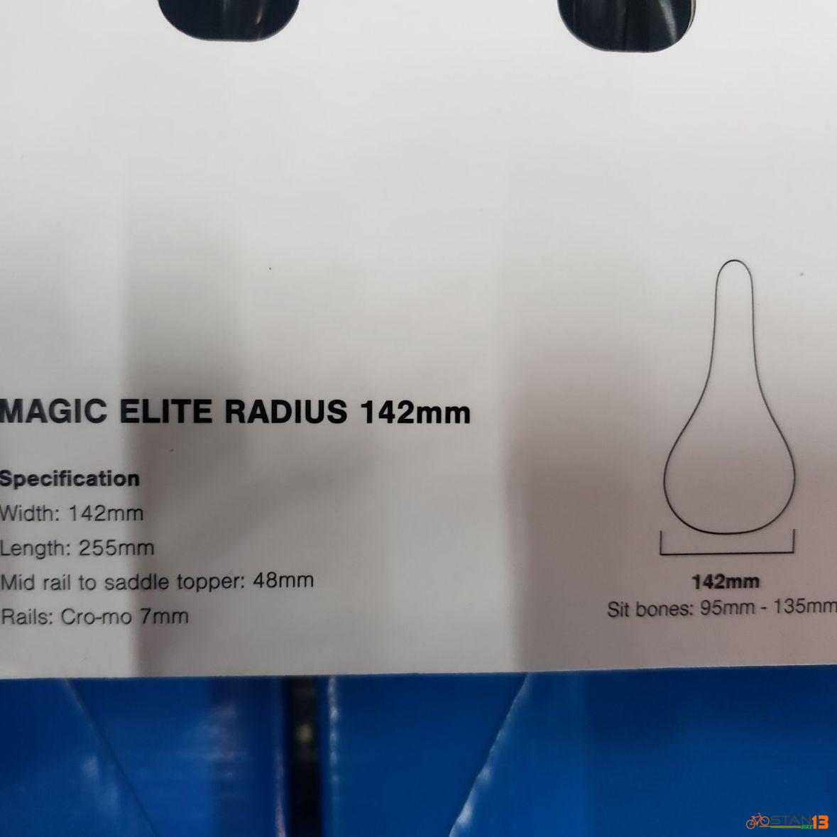 Saddle Fabric Scoop MAGIC Elite Radius CROMOLY RAIL