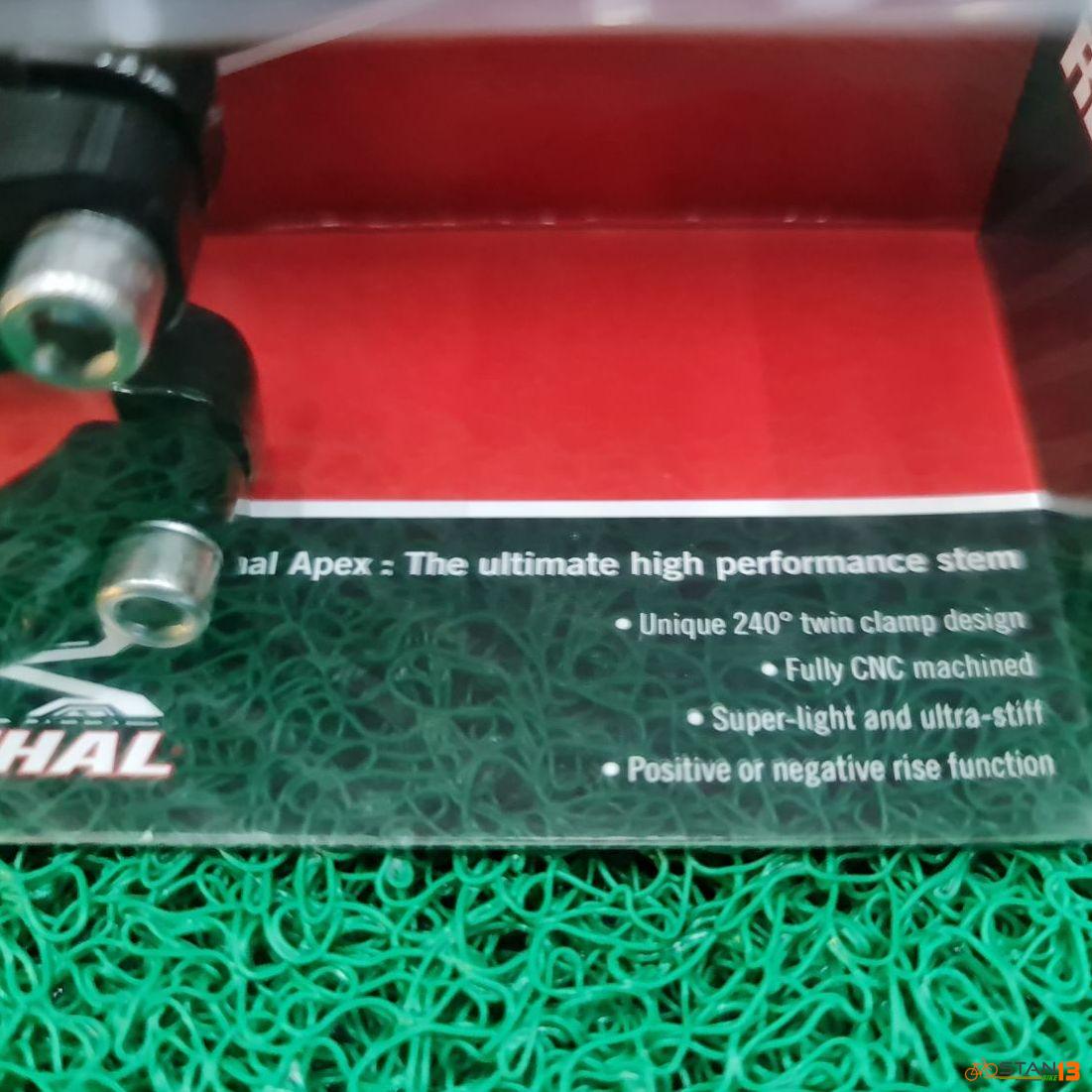 Stem Renthal APEX Stem 35mm Clamping Oversize 3 LENGTHS: 33mm, 40mm, or 50mm All negative -6 degree 