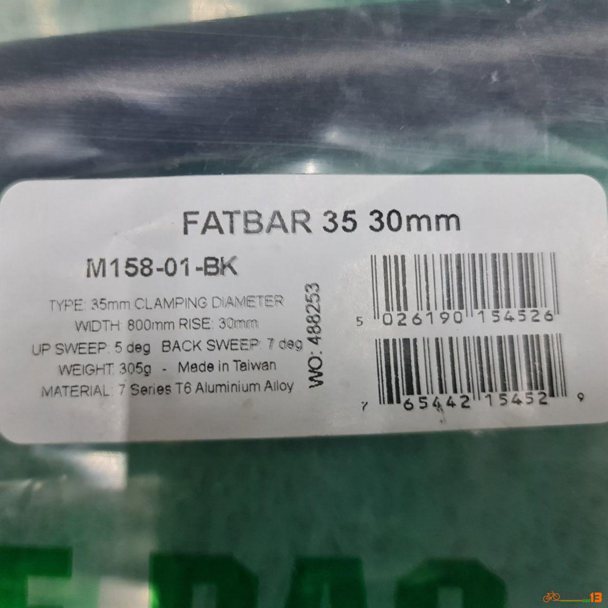 Handlebar Renthal 35mm Clamping Fatbar Alloy Material 800mm