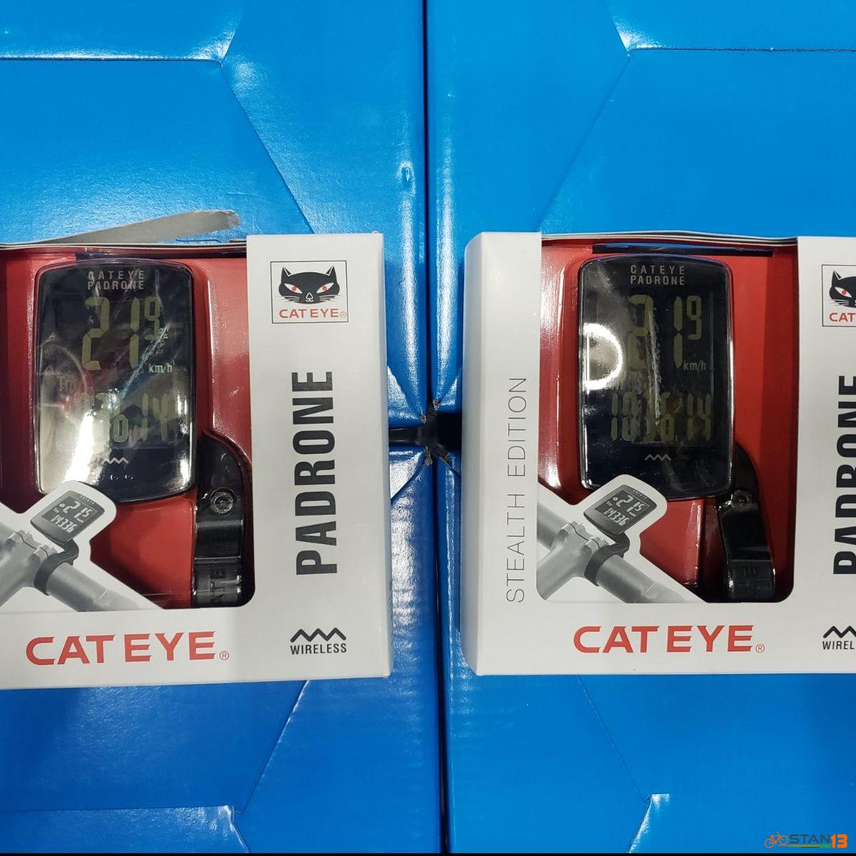 Cateye Padrone Stealth version with Barfly holder OF100 