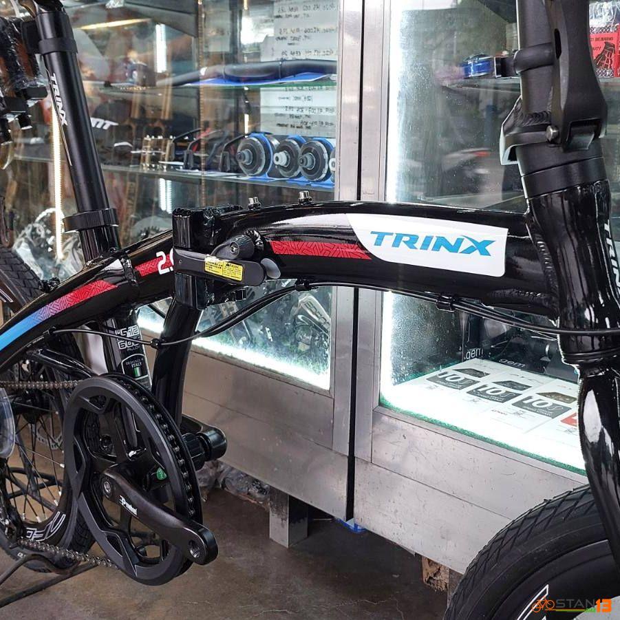 Trinx Dolphin 2.0 Alloy Folding Bike Aero Rims 2022