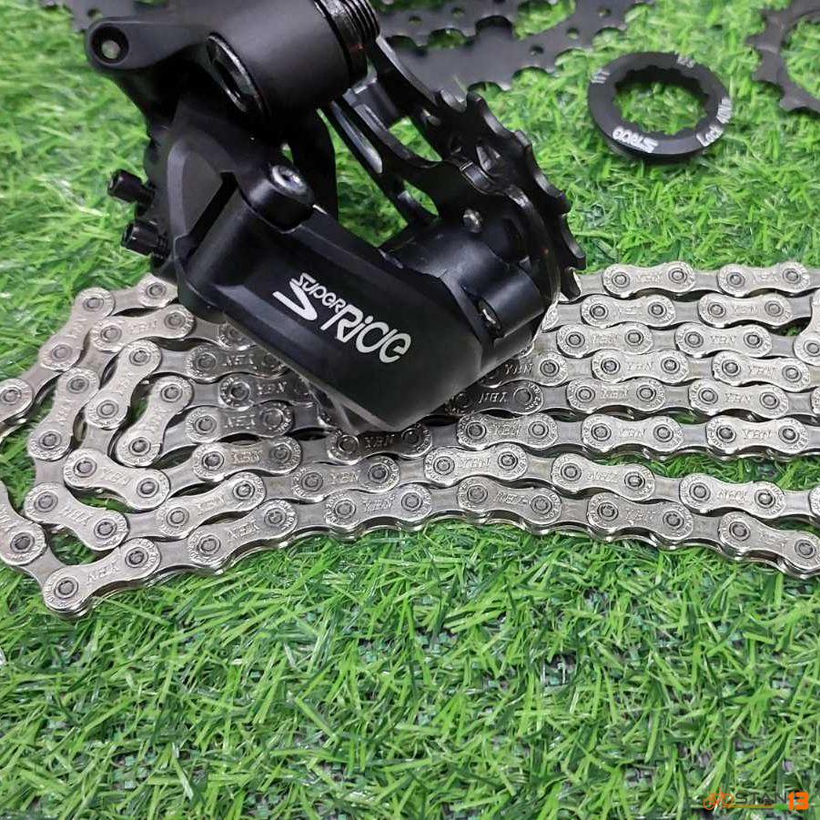 Gear Set SRIDE 12 Speed Cog Chain Right Shifter RD Stan13 Bike Gear Set SRIDE 12 Speed Cog Chain Right Shifter RD Stan13 Bike